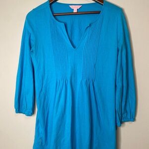 Lilly Pulitzer Blue Top Women's Small
